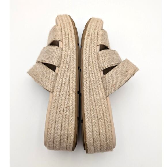 Eileen Fisher Mayla Jute Wedge Espadrille Sandal Women's Natural Size US8 EU38.5 - Picture 12 of 12